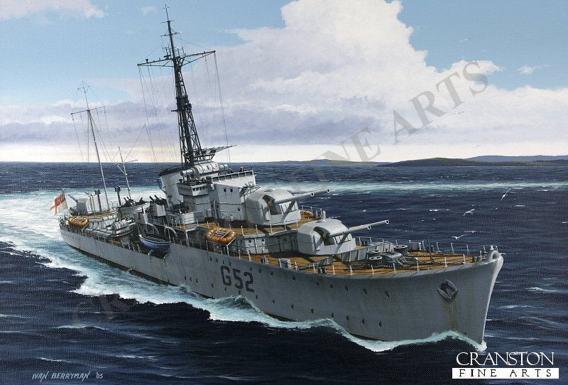 HMS Matchless by Ivan Berryman. (AP)