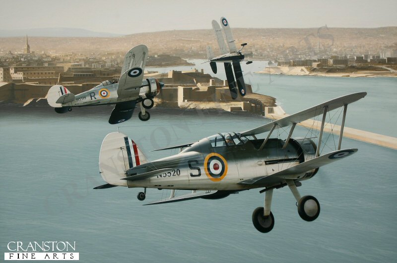 Angels of Malta - Faith, Hope and Charity by Ivan Berryman. (RM)