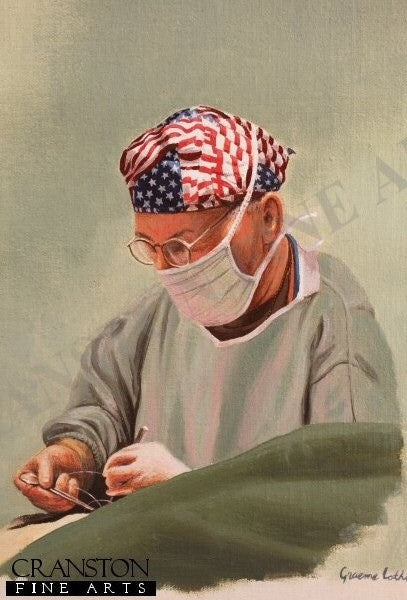 Surgeon - Camp Bastion by Graeme Lothian. (AP)