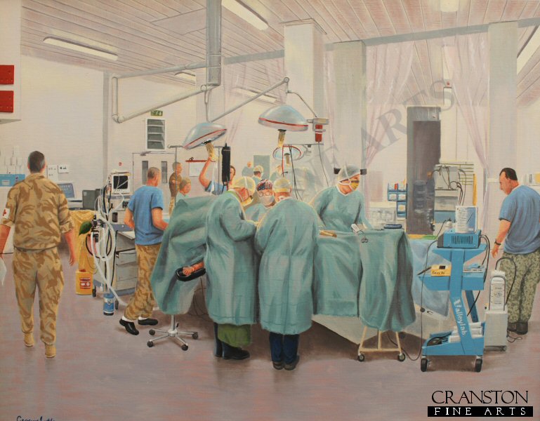 Camp Bastion - Operating Theatre by Graeme Lothian. (GS)