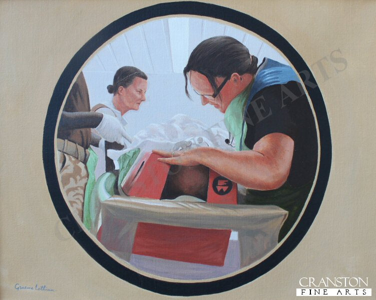 Camp Bastion - CT Scanner by Graeme Lothian. (P)