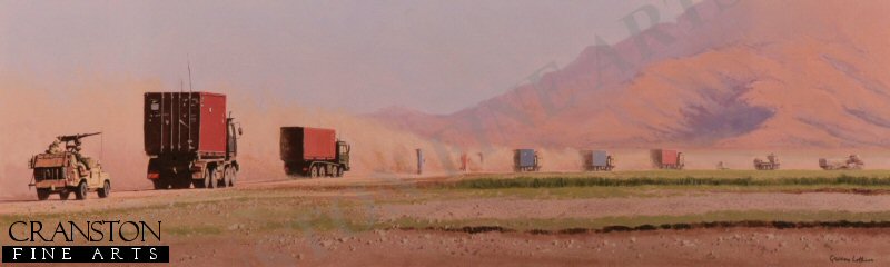 Tribute to the Royal Logistics Corps by Graeme Lothian. (AP)