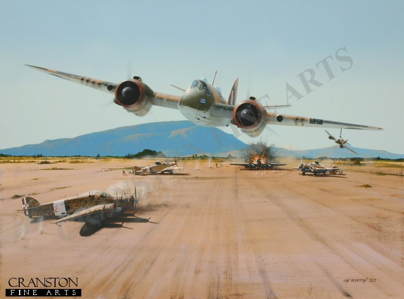 Raid on Borizo - Tribute to 272 Squadron by Ivan Berryman. (GS)