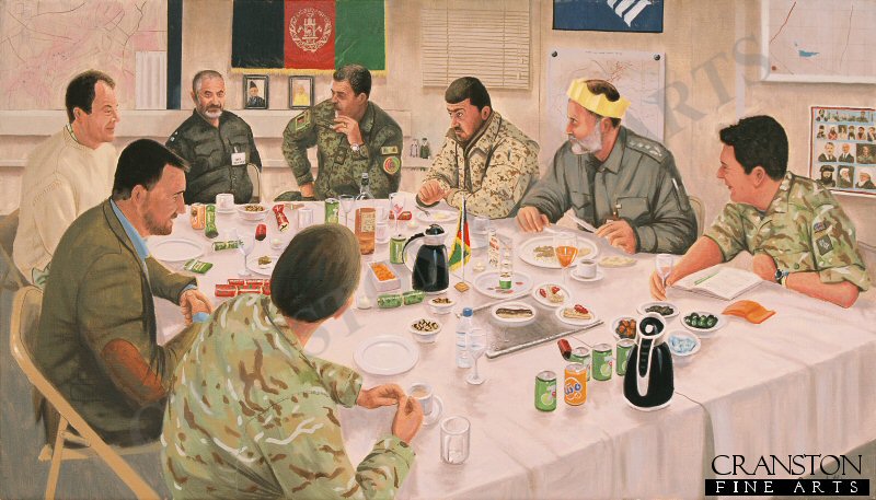 Christmas Dinner - Afghanistan by Graeme Lothian. (AP)