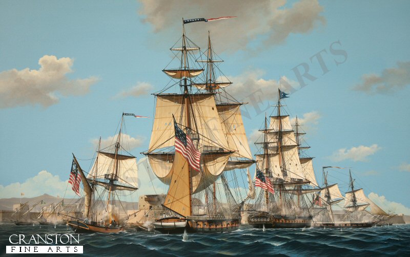The Bombardment of Tripoli, 1804 by Ivan Berryman. (AP)
