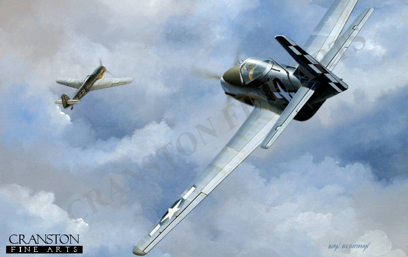 Tribute to Hubert 'Hub' Zemke by Ivan Berryman. (APB)