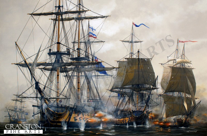 The Battle of Copenhagen – HMS Glattons Bravest Day by Ivan Berryman. (AP)