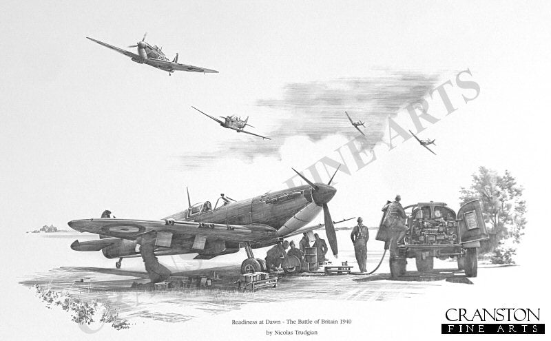 Readiness At Dawn - The Battle of Britain, 1940 by Nicolas Trudgian