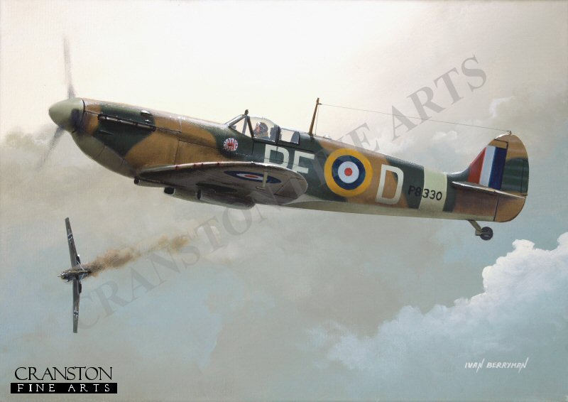 Tribute to Fighter Ace P/O Boleslaw Michal Gladych by Ivan Berryman (P)