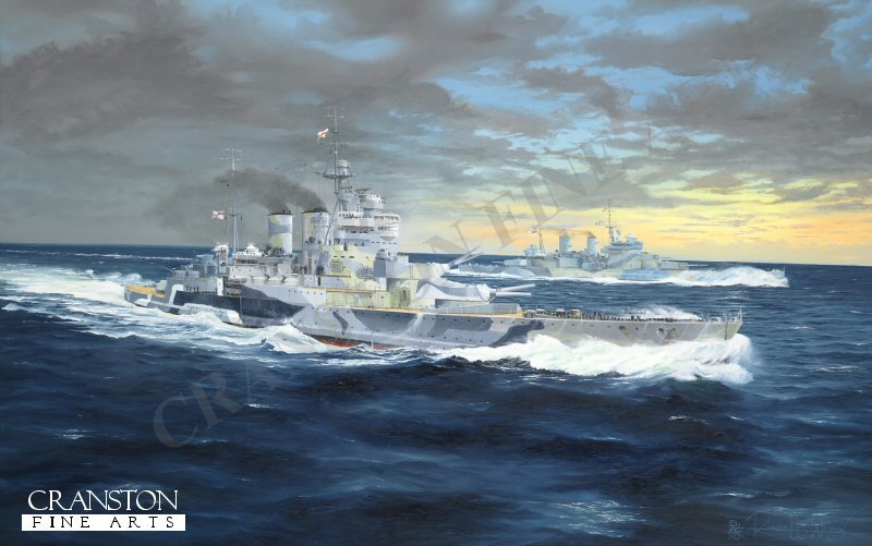 HMS Renown - 1942 by Randall Wilson