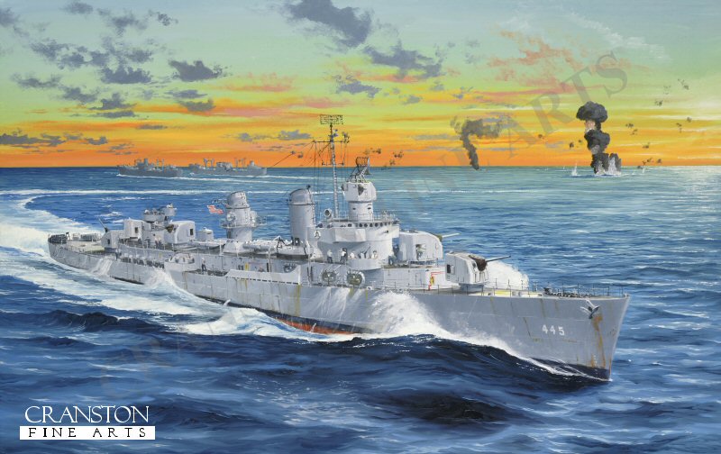 USS Fletcher DD445 by Randall Wilson