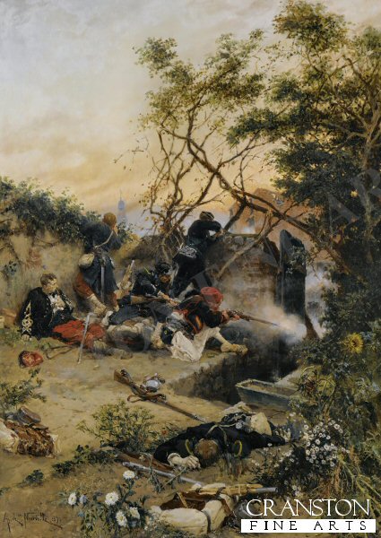 Essuyant Le Feu by Alphonse de Neuville