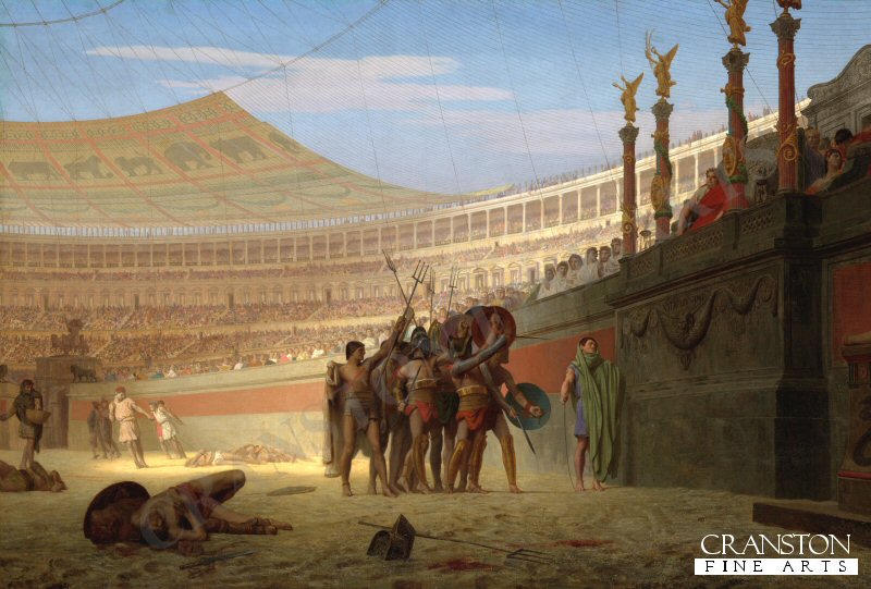 Ave Caesar! Morituri Te Salutant by Jean Leon Jerome