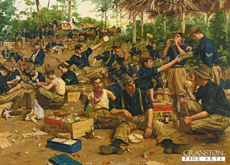 Christmas Day In Camp by Gilbert Gaul (PC)