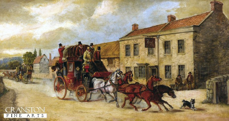 A Stagecoach by John Charles Maggs (GL)