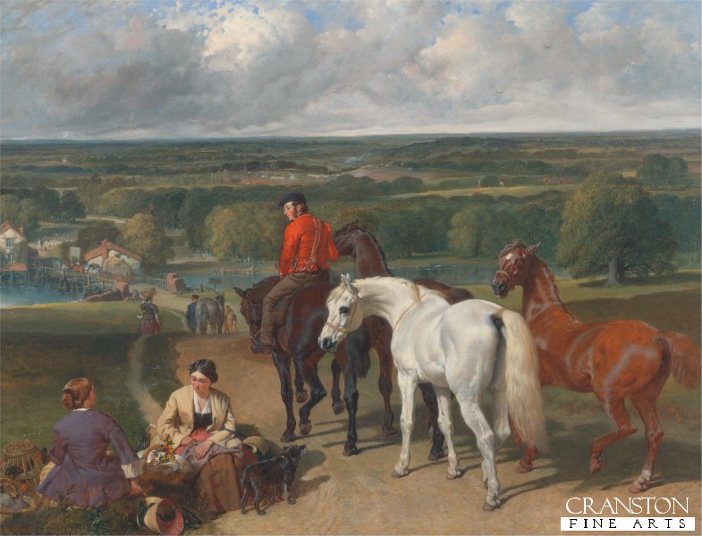 Exercising the Royal Horses by John Frederick Herring SNR (GL)