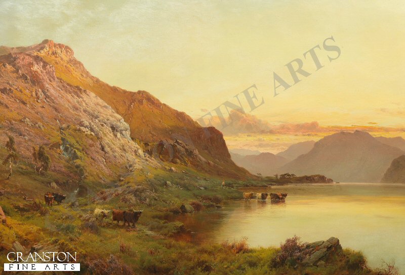 At the Foot of Ben Nevis by Alfred De Breanski
