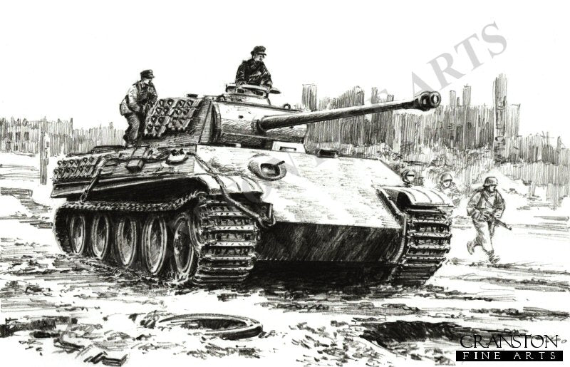 Panther on the loose, Berlin, 2nd May 1945 by David Pentland. (AP)