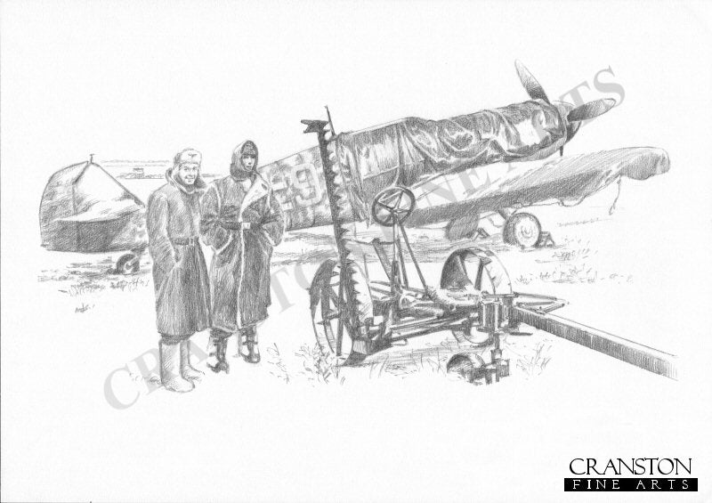 The Frozen North, Petsamo, Finland, January 1943 by David Pentland. (B)