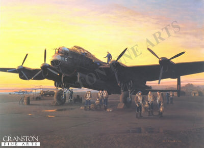 A Lincolnshire Sunset 1944 by Gerald Coulson.