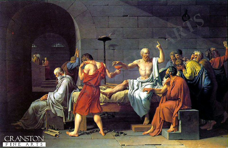 Death of Socrates by Jacques Louis David (GLB)