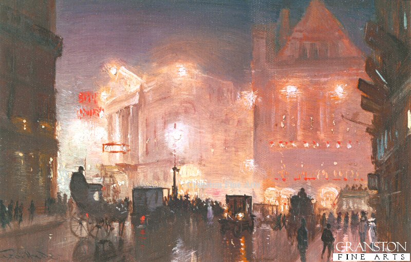 Theatre Time at Drury Lane London by George Hyde Pownall. (GS)