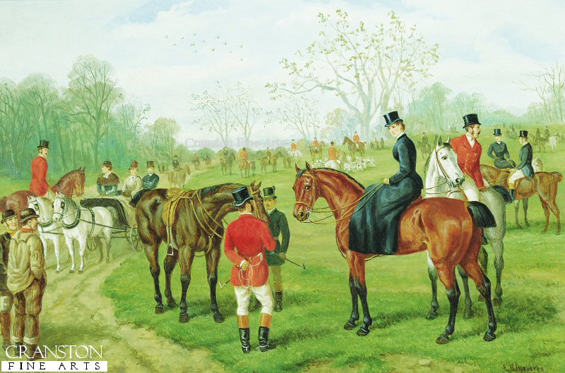 The Meet by Edward Benjamin Herberte (1857 - 1893 ) (GS)