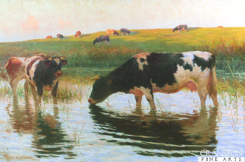 At The Drinking Place by Henry Singlewood Bisging (GS)