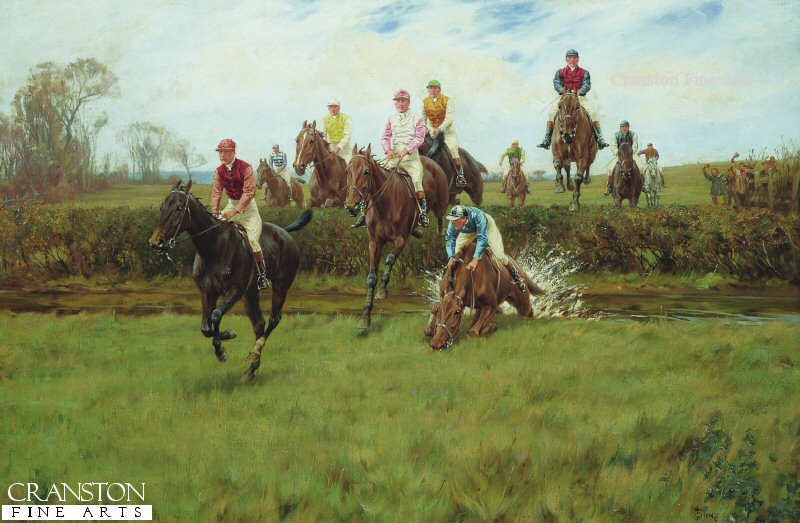 At the Water by Thomas Blinks 1860 to 1912. (GS)