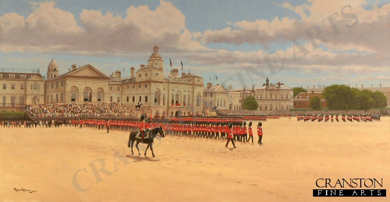 Trooping the Colour (1st Battalion Irish Guards) by Graeme Lothian. (GS)