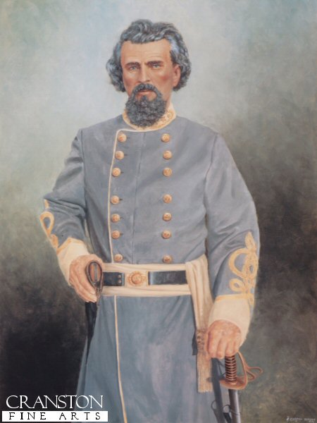 Lieutenant General Nathan Bedford Forrest by Clyde Heron.