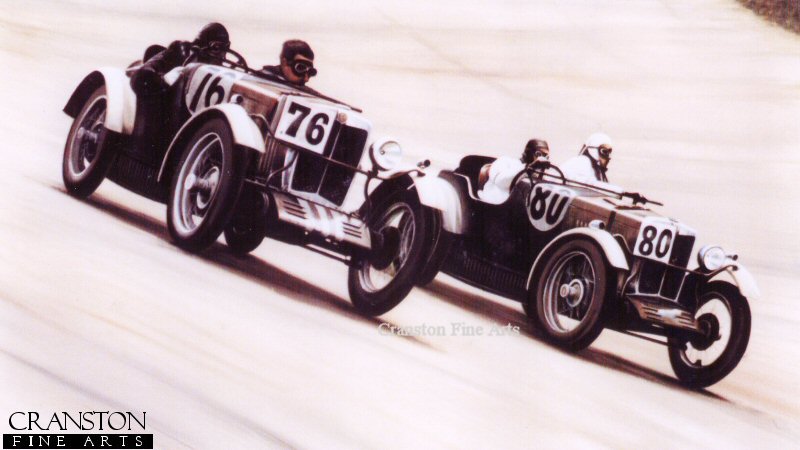 MG at Brooklands by Ivan Berryman. (AP)