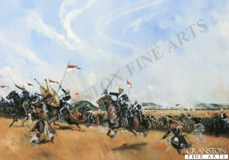 Ulundi 4th July 1879 - Charge of the 17th Lancers by Jason Askew. (PC)