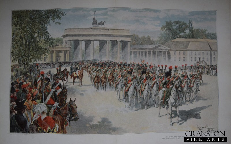 Entrance of the French Army into Berlin by Felician Myrbach. (P)