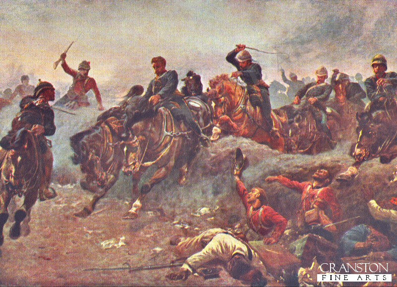 British Artillery Entering The Enemy Lines at Tel-El-Kebir by John Charlton (PC)