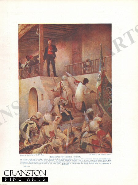The Death of General Gordon by G.W.Joy. (P)
