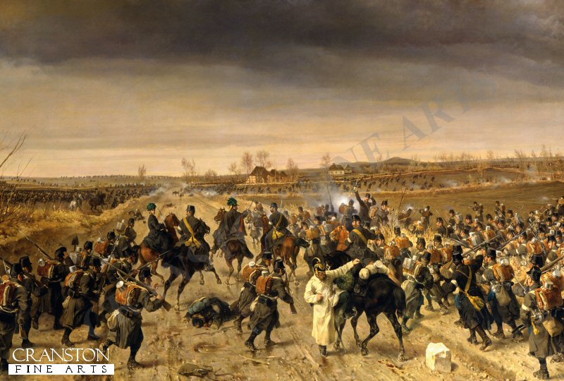 The Battle of Oberselk on 3rd February 1864 by Fritz L' Allemand