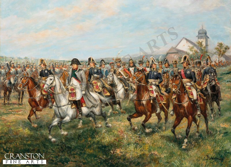 Napoleon at the Battle of Friedland 14th June 1807 by Paul Emile Leon Perboyre (PC)