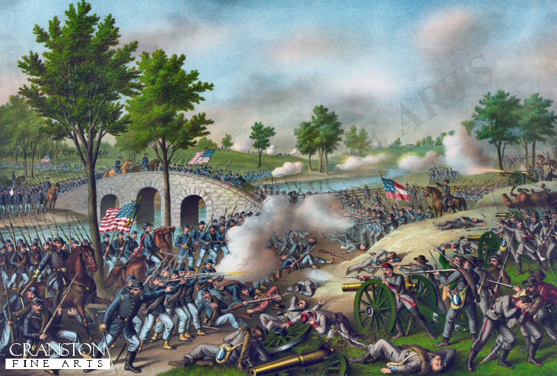 The Battle of Antietam - September 17th 1862 by Louis Kurz