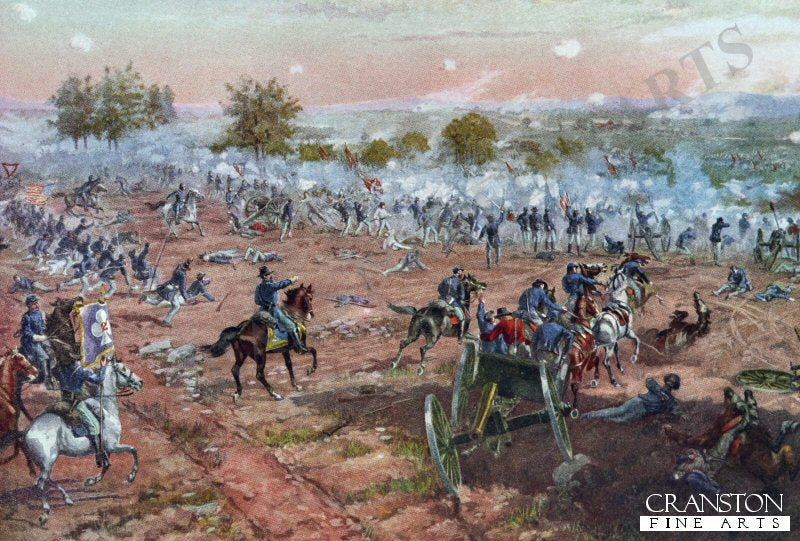 The Battle of Gettysburg - July 1st to 3rd, 1863 by Henry Alexander Ogden