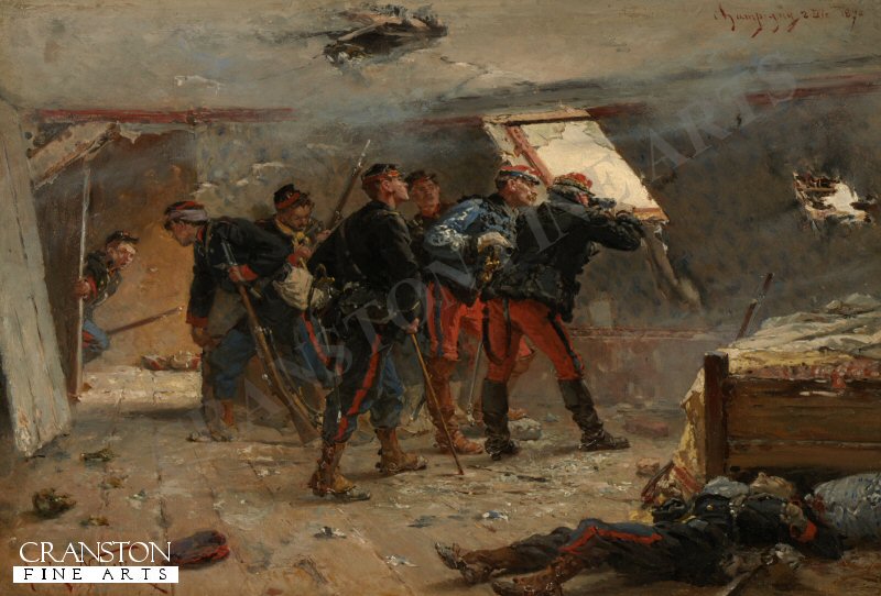 Champigny, 2 December 1870 by Alphonse de Neuville