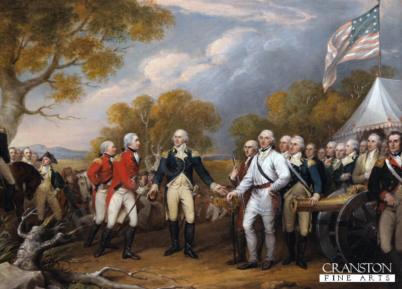 The Surrender of General Burgoyne at Saratoga, October 16 1777 by John Trumbull (PC)