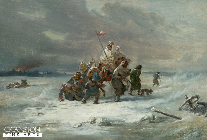 Retreat from Moscow by Fraciszek Kostrzewski