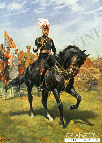 King George V. on his Charger, Rupert by Christopher Clark