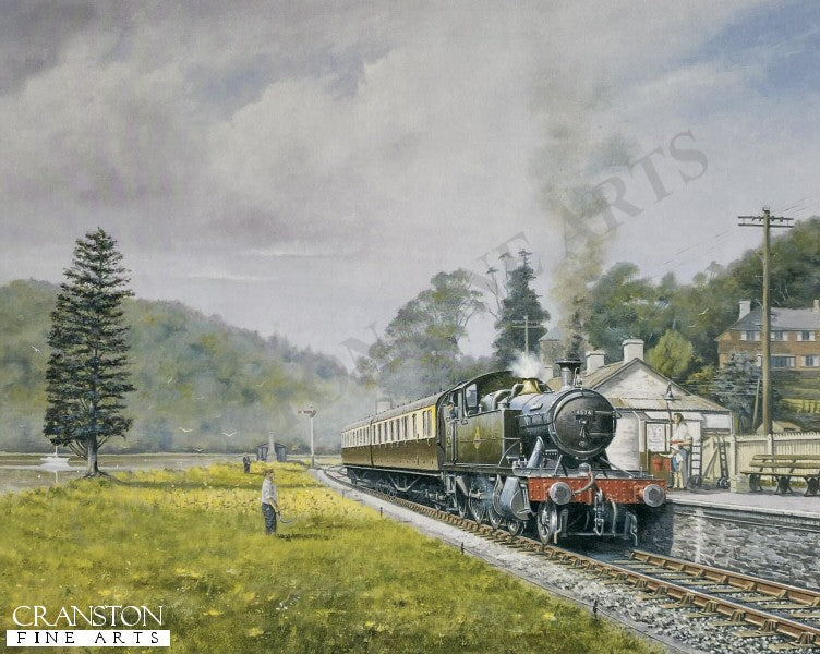 Summer Steam Arrival (GWR) by Chris Woods.