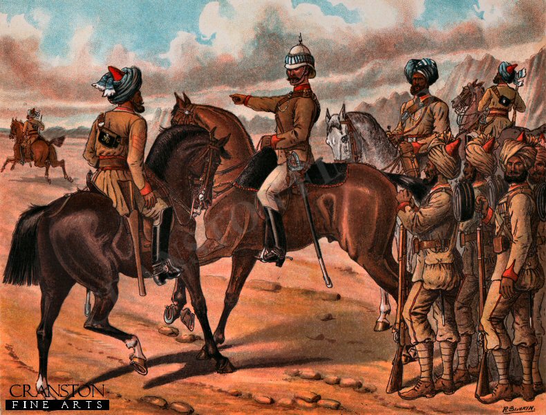 The Corps of Guides (Cavalry and Infantry) by Richard Simkin (P)