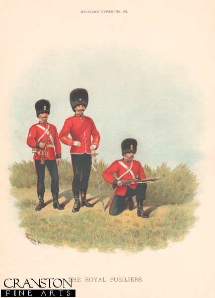 The Royal Fusiliers by Richard Simkin (P)