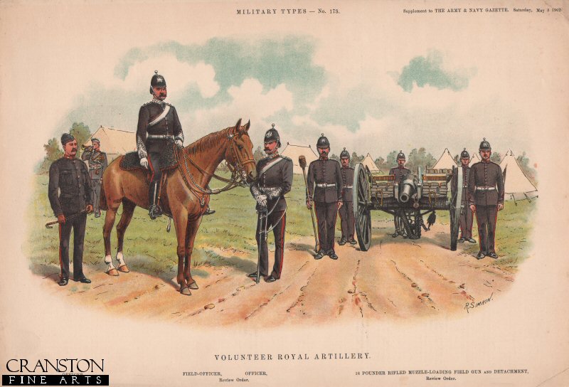 Volunteer Royal Artillery by Richard Simkin (P)