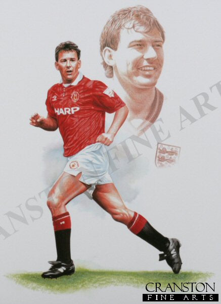 Bryan Robson by Gary Brandham.