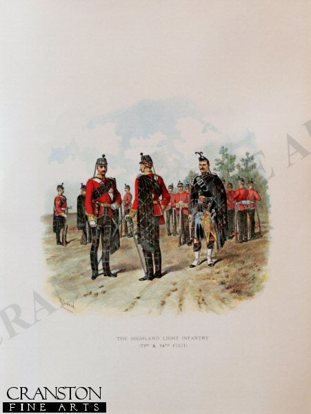 Highland Light Infantry by Richard Simkin. (P)
